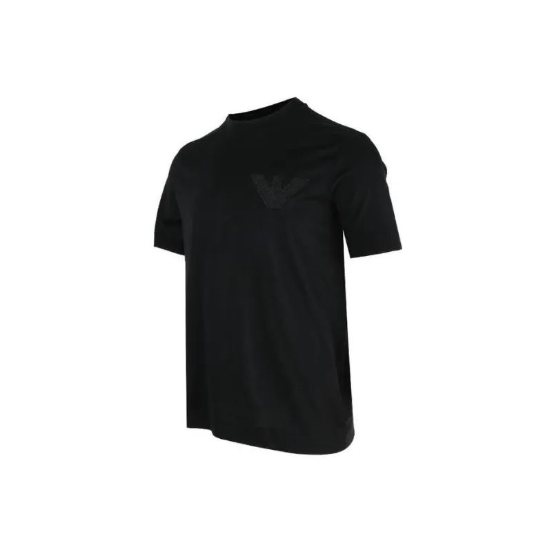 EMPORIO ARMANI T Shirts Men Black-2