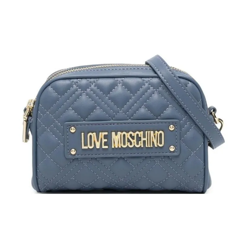 LOVE MOSCHINO PU Shoulder Bag Crossbody Bag Women's Blue-0