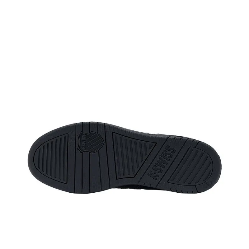 KSWISS Slip Resistant Shock Absorbers High Top Skateboard Shoes Black-5