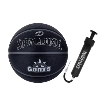 SPALDING GOATS Training Series Rubber Basketball Black Size 7 Competition