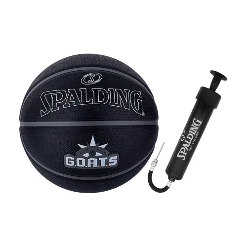 SPALDING GOATS Training Series Rubber Basketball Black Size 7 Competition