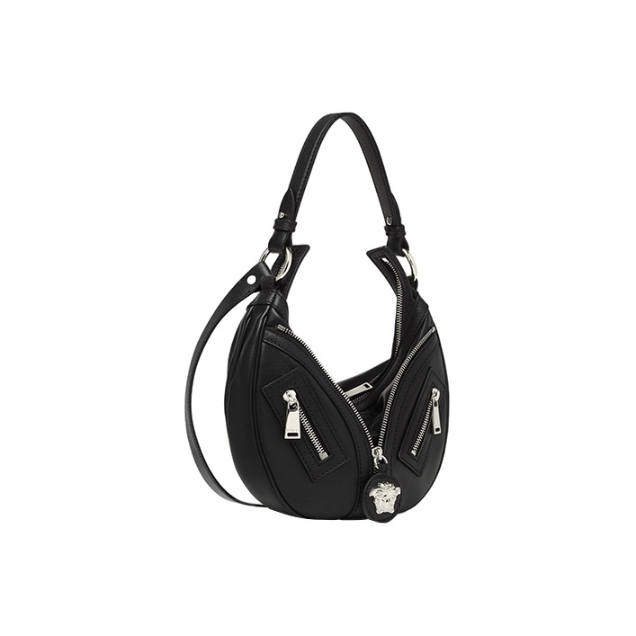 ショルダーバッグ・ポシェット VERSACE COW LEATHER CROSSBODY BAG VERSACE Cow Leather Crossbody Bag Shoulder Bag Small Size