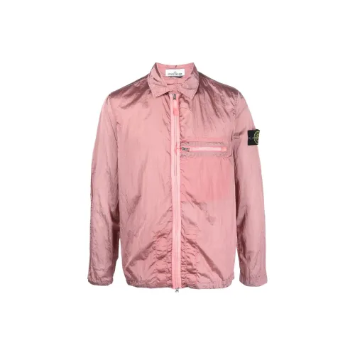 STONE ISLAND SS23 Nylon Meta Jackets Men Pink