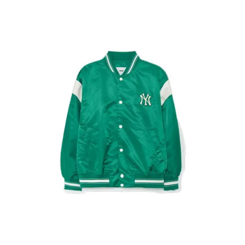 MLB Nylon Varsity Jackets Unisex Green