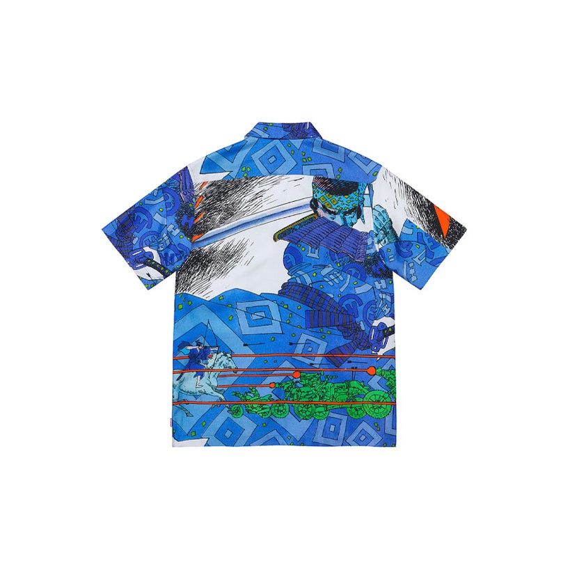 【稀少XXL】Supreme Ronin Silk S/S Shirt Supreme Ronin Silk S/S Shirt - POIZON