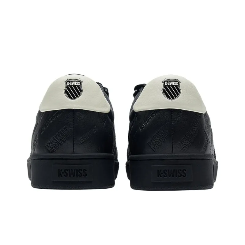KSWISS Classic Anti Slip Wear Resistant Low Top Skateboard Shoes Charcoal Black-3