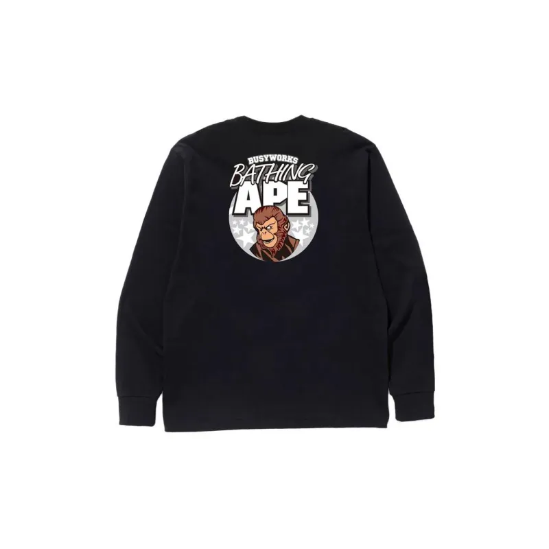 Bape Ape Graphic L/S Tee-1