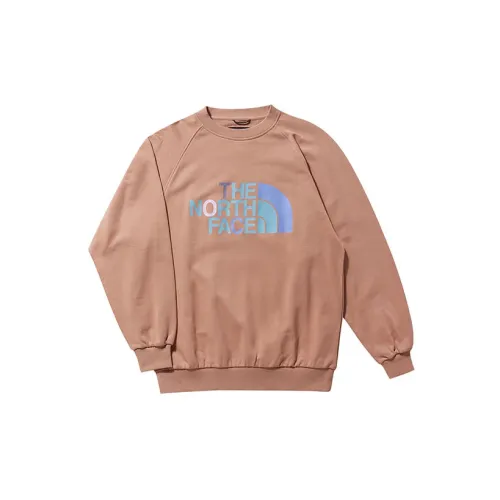 Clot X THE NORTH FACE North X CLOT Co-brand Sweatshirts Men Mountain Stone Brown