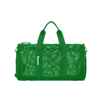 Supreme Polyethylene Luggage Bag Handbags Unisex Green