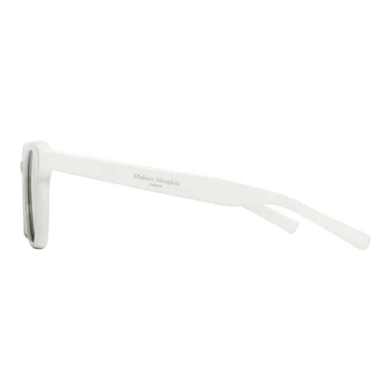 GENTLE MONSTER Maison Margiela Plate Frame Irregular Shape Sunglasses Unisex White-2