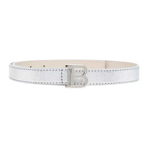 BALMAIN Leather Belts Kids Silver