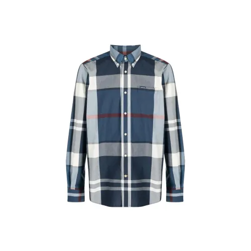 BARBOUR Shirts Men Blue