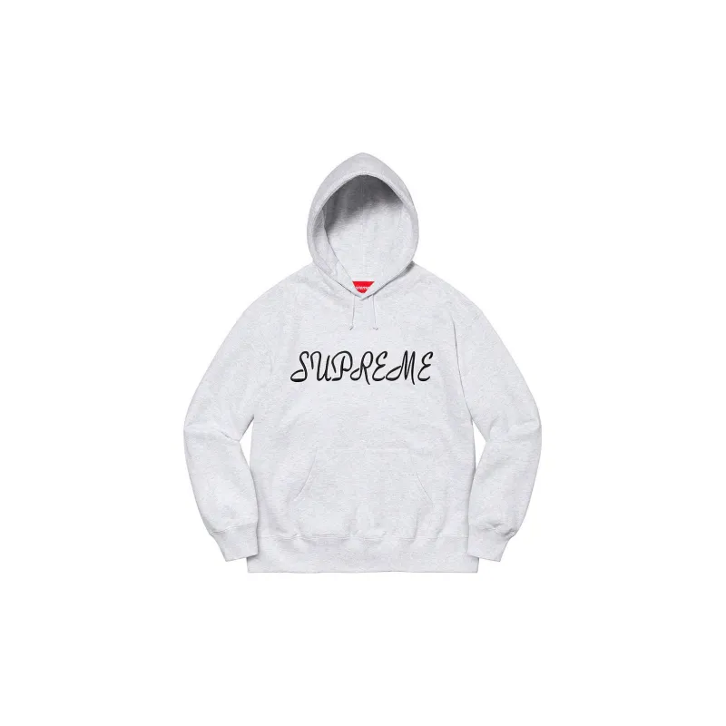 Supreme Script Hooded Sweatshirt-0