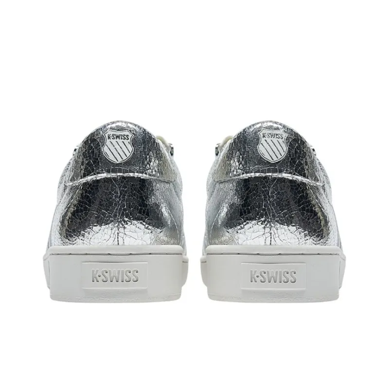 KSWISS Classic 66 Anti Slip Wear Resistant Low Top Skateboard Shoes Silver-3