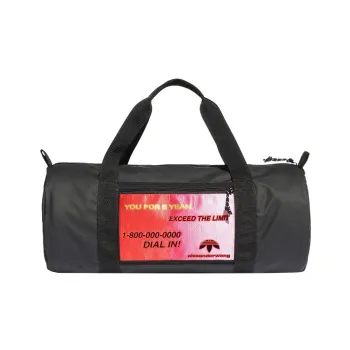 Adidas Originals Alexander Wang Collaboration Polyurethane Shoulder Bag, Crossbody Bag, Handbag Unisex Black