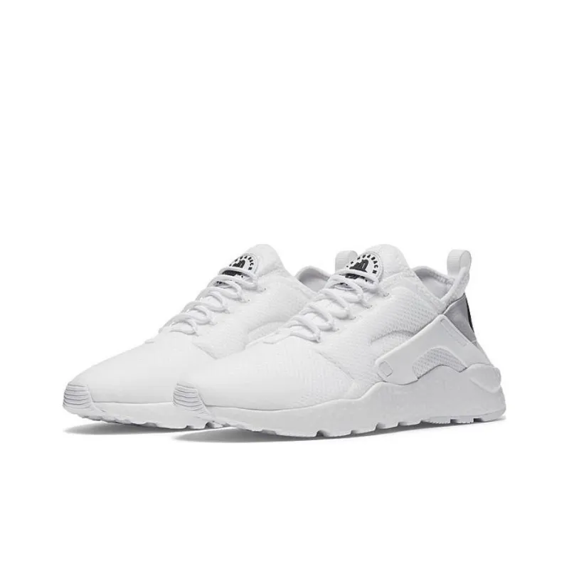 Nike Air Huarache Run Cushioning, Slip Resistant, Abrasion Resistant, Lightweight Low Top Running Shoes Women's White-2