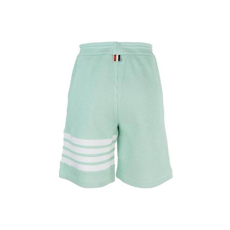 THOM BROWNE 4-Bar Striped Drawstring Shorts - POIZON THOM BROWNE 4-Bar Striped Drawstring Shorts - POIZON