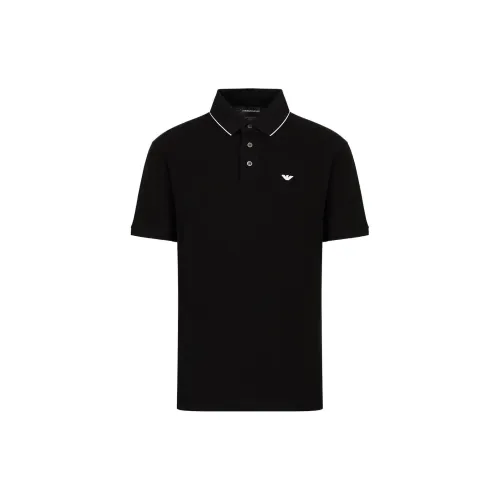 EMPORIO ARMANI Polo Shirts Men Black