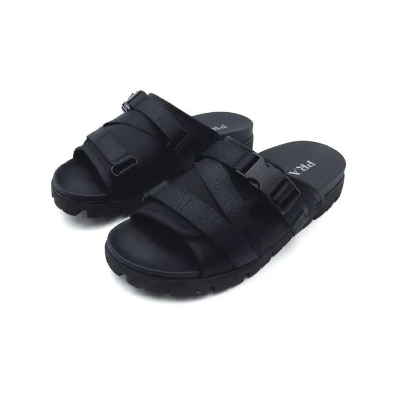 PRADA Slide Slippers Men's Black-1