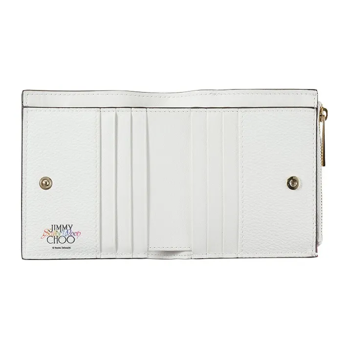 Jimmy Choo SAILOR MOON Collaboration Leather Wallet Women's White-3