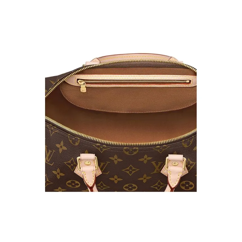 LOUIS VUITTON Speedy Bandouliere Monogram 35 Brown-4