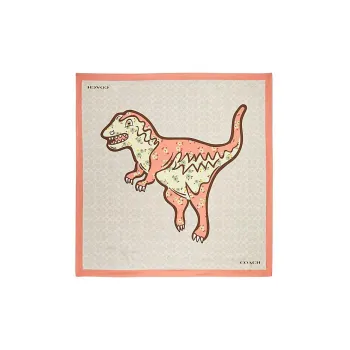COACH Silk Scarf Women's Multicolor