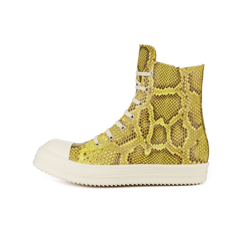 Rick Owens Yellow Sneakers on Sale & Authentic - POIZON