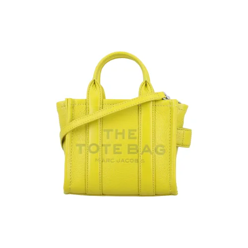 MARC JACOBS Full Grain Leather Tote Bag Shopping Bag Shoulder Bag Crossbody Bag Handbag Extra Mini Women's Yellow