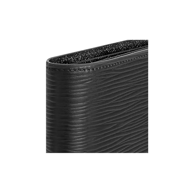 LOUIS VUITTON Slender Wallet Epi Noir Black-4