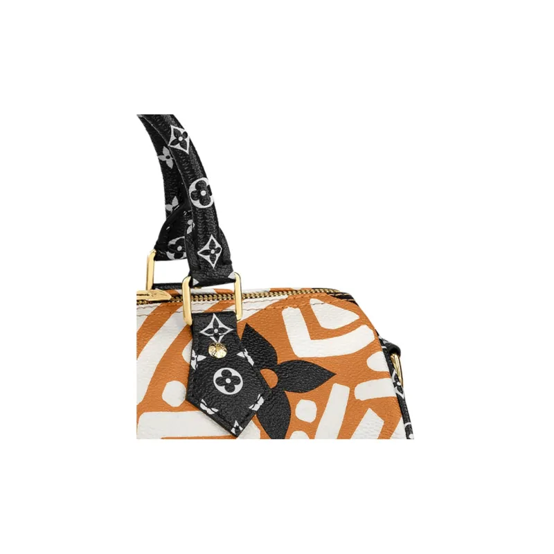 LOUIS VUITTON Crafty Speedy Bandouliere 25 Caramel/Cream-4