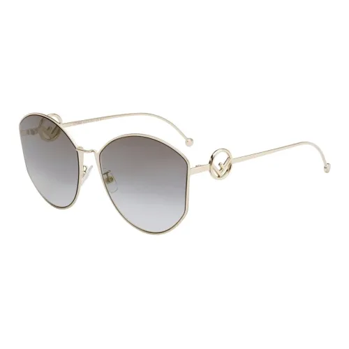 FENDI Sunglasses Unisex Gold