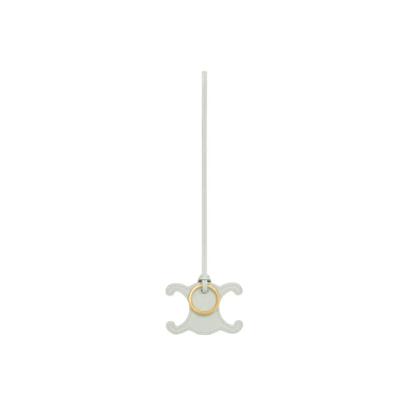 CELINE Triomphe Keyring Charm In Smooth Calfskin-0