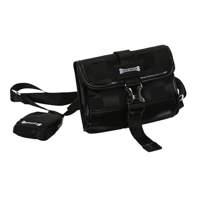 LOLA DESIGN Nylon Fabric Fanny Pack Sling Bag Crossbody Bag Regular Unisex Multicolor-5