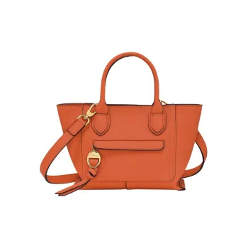 LONGCHAMP Mailbo Grained Cow Leather Shoulder Bag Crossbody Bag Handbag Small Size Women's Carrot