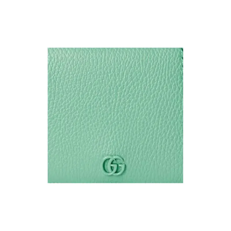 GUCCI GG Marmont Leather Shoulder Bag, Crossbody Bag Mini Women's Mint Green-7