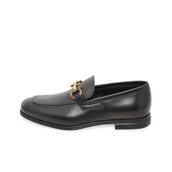 Ferragamo Loafers Men Low Top Black