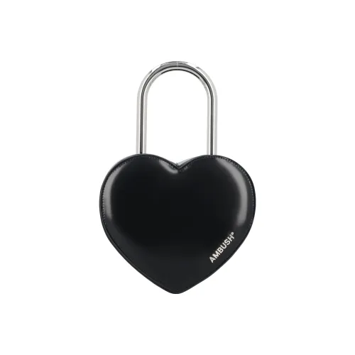 AMBUSH Leather Lock Bag Handbag Women's Black