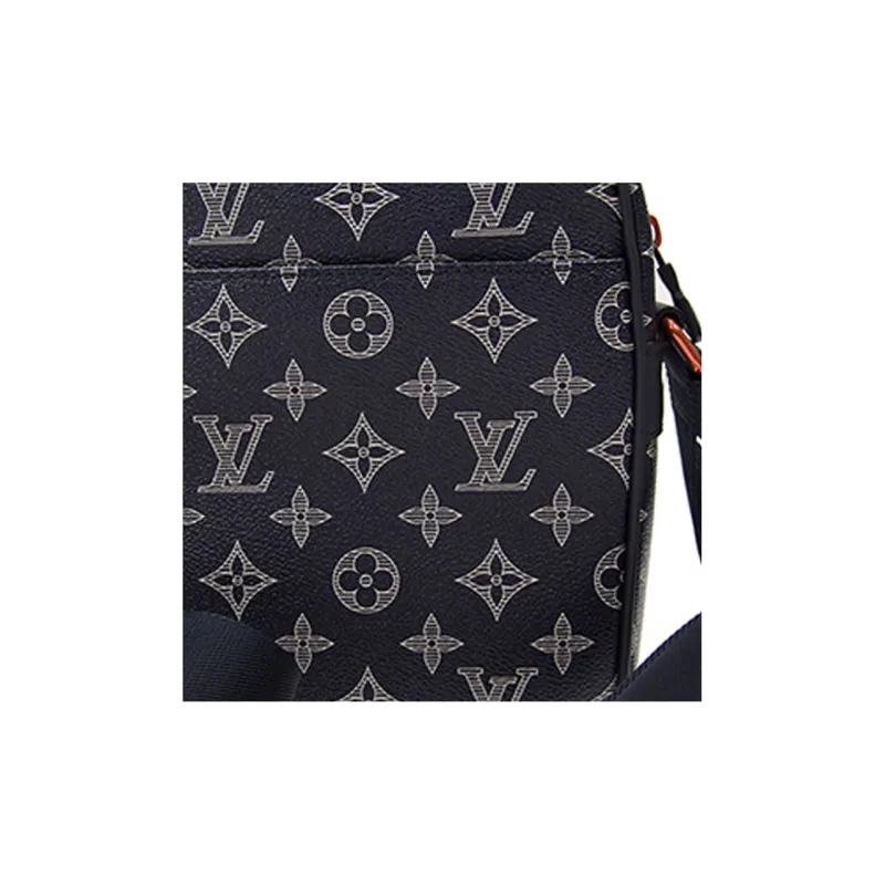 LOUIS VUITTON Danube Monogram Upside Down Ink Pm Navy-5