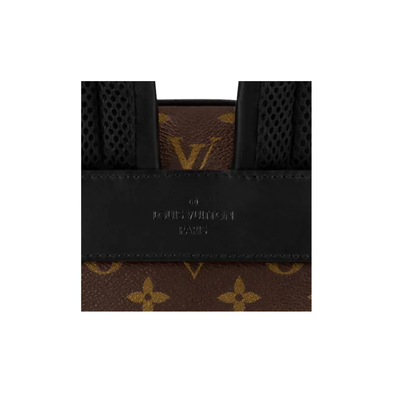 LOUIS VUITTON Josh Backpack Monogram Macassar Brown/Black-4