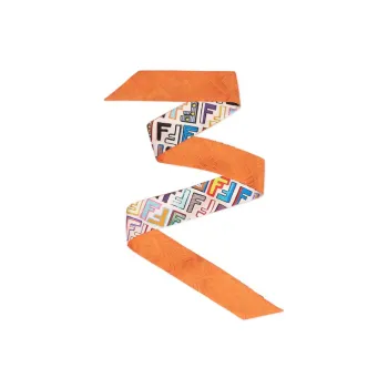 FENDI Silk Scarves Women's Orange