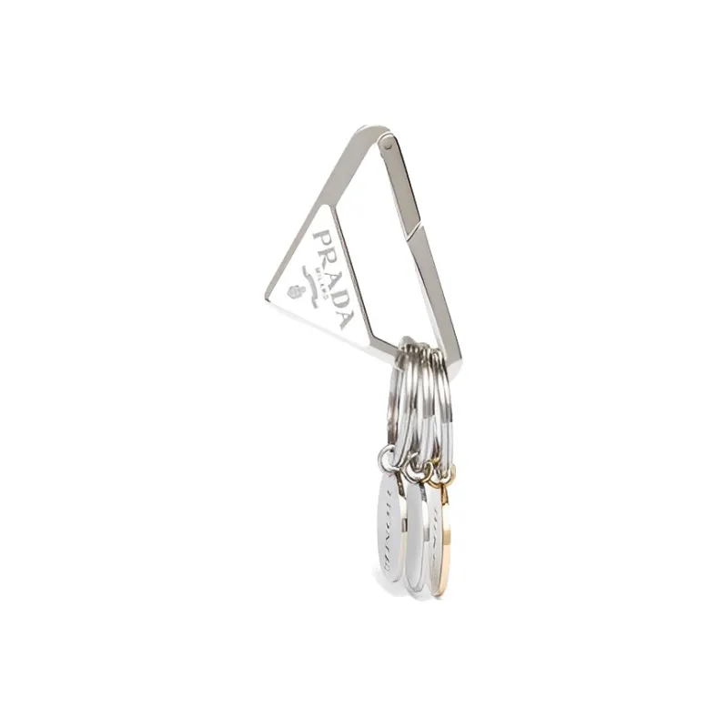 PRADA Keychains Women's Silver-1
