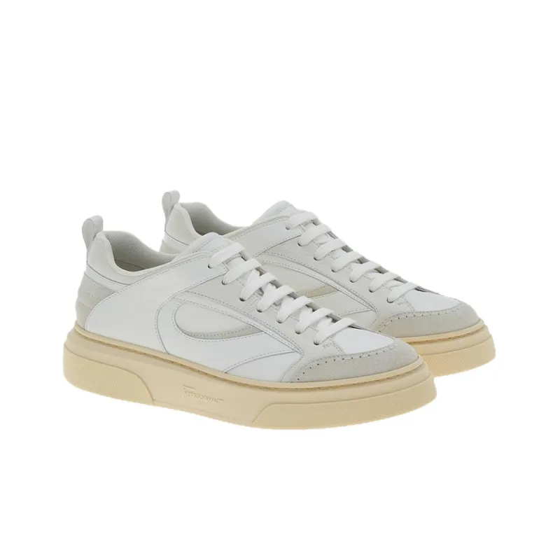 FERRAGAMO Panelled Low-top Sneakers-1