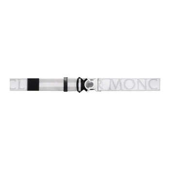 Moncler Belt Men's White Width: 4cm