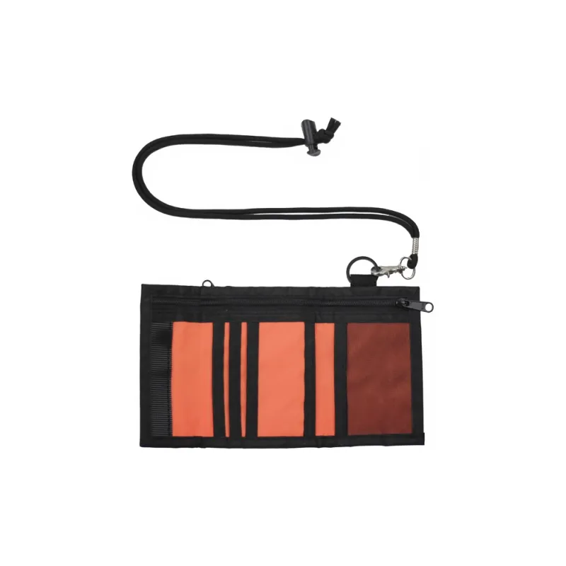 Rough Enough Nylon Coin Purse Hanging Bag Card Holder Wallet Medium Size Unisex Black-1