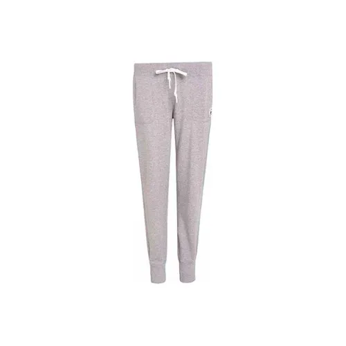 Converse Knitted Sweatpants Women's Gray Pink