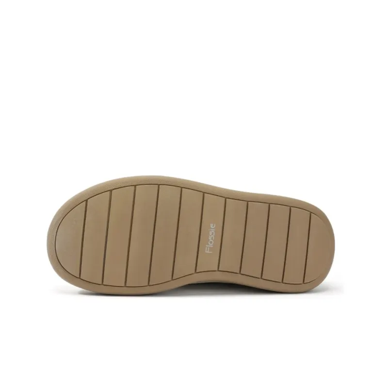 FLOSSIE Stylish Skateboarding Shoes Women's Black Beige-5