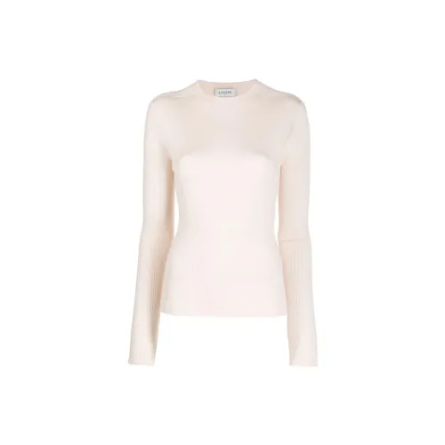 Lanvin Cashmere Sweaters Women's Light Pink