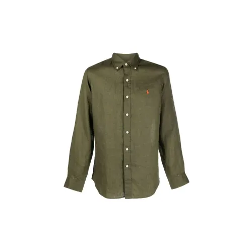 Polo Ralph Lauren Shirts Men Dark Green