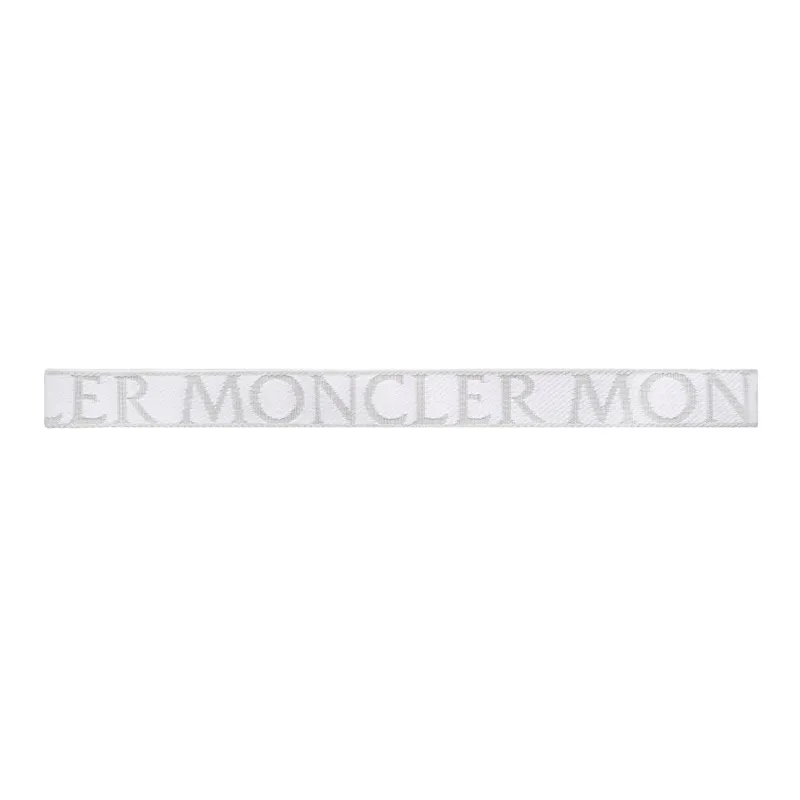 Moncler Belt Men's White Width: 4cm-1