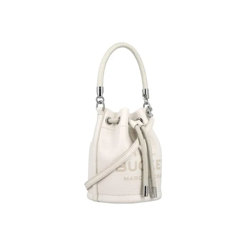 MARC JACOBS The Micro Bucket Handbag Cotton Silver-1